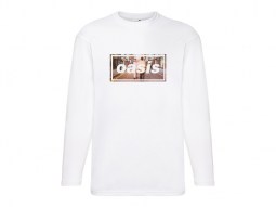 Camiseta Oasis - manga larga blanca