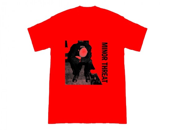 Camiseta Minor Threat roja