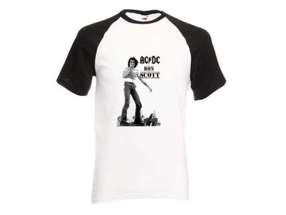 Camiseta beisbol AC/DC Bon Scott