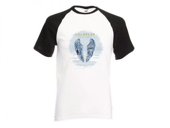 Camiseta tipo beisbol de Coldplay - Ghost Stories