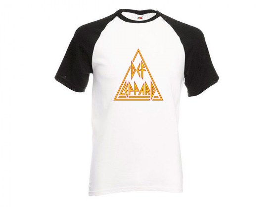 Camiseta tipo beisbol de Def Leppard