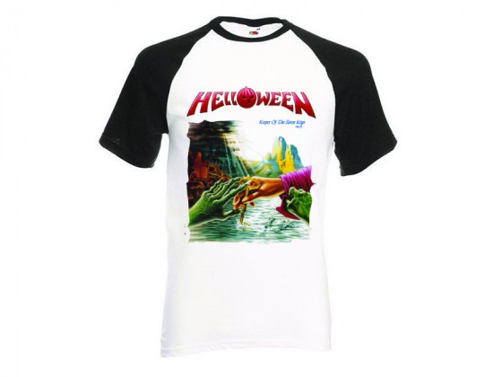 Helloween - Keeper of the Seven Keys - camiseta tipo beisbol