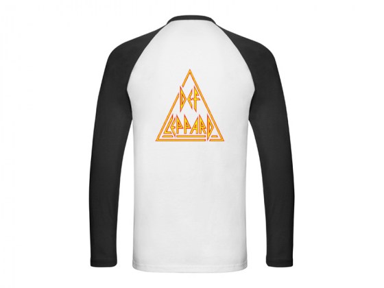Camiseta manga larga tipo beisbol de Def Leppard
