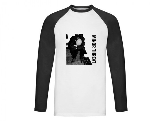 Camiseta Minor Threat béisbol manga larga