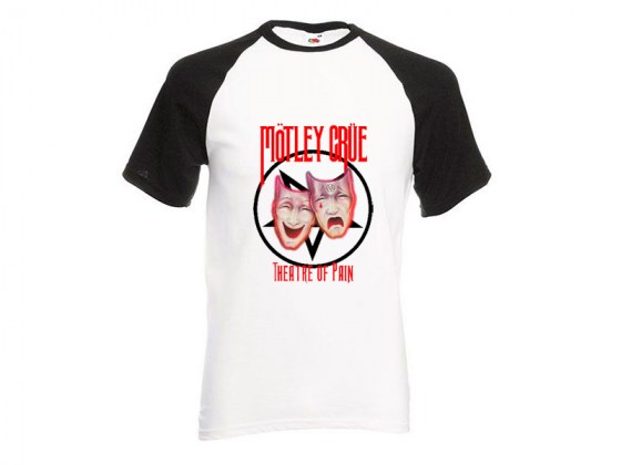 Camiseta Motley Crue - Theatre of Pain - beisbol
