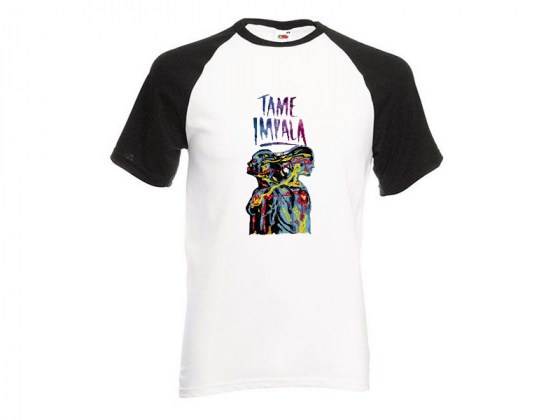 Camiseta tipo beisbol de Tame Impala