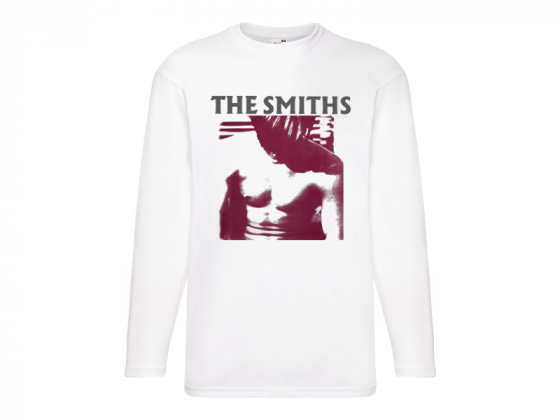 Camiseta blanca The Smiths - manga larga hombre