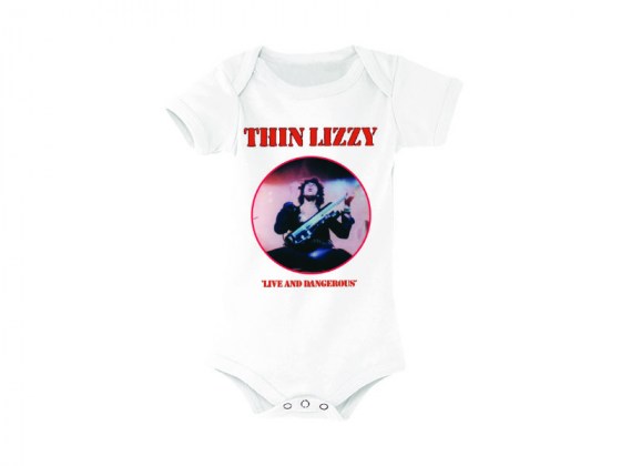 Thin Lizzy Live and Dangerous - body blanco