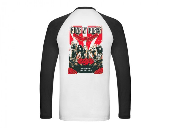 Camiseta Guns N Roses Manga Larga