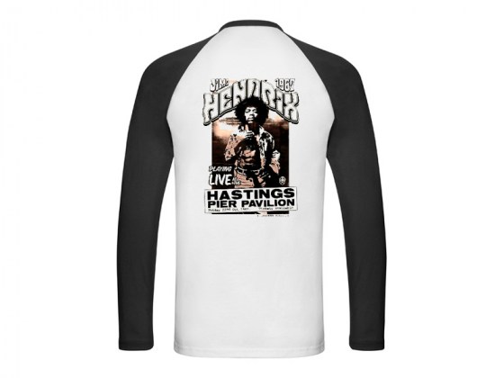 Camiseta Jimi Hendrix Manga Larga