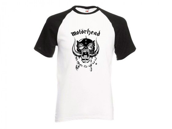 Camiseta tipo beisbol Motorhead England