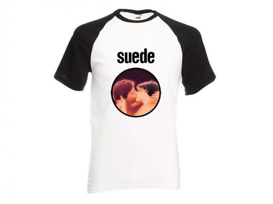 Camiseta tipo beisbol de Suede