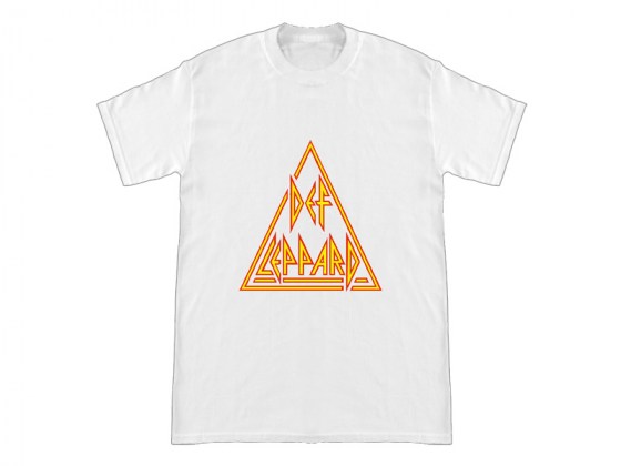 Camiseta blanca Def Leppard
