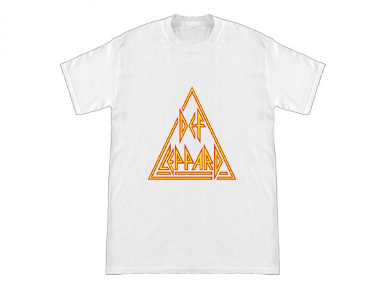 Camiseta blanca Def Leppard