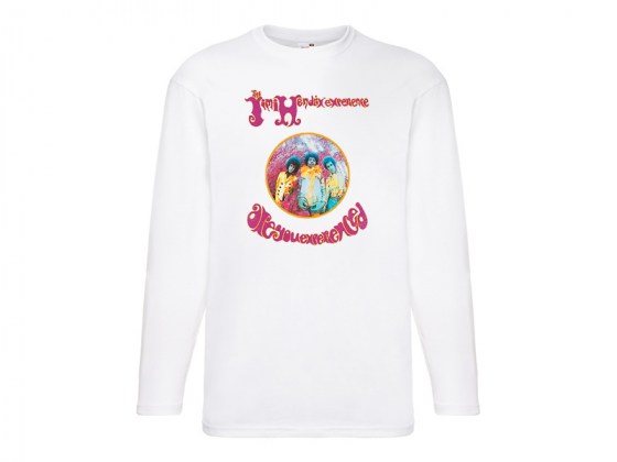 Camiseta Jimi Hendrix Manga Larga