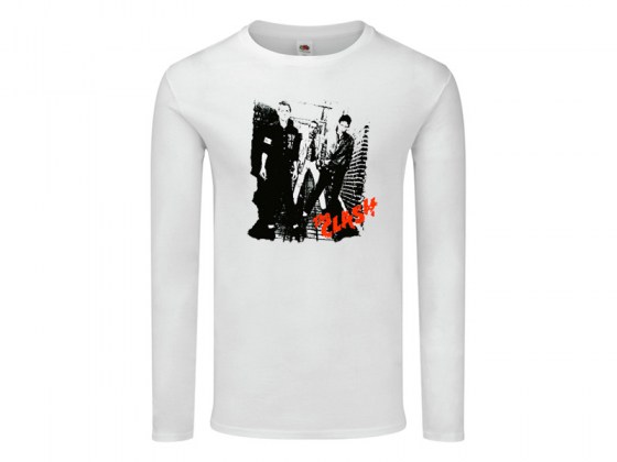 Camiseta The Clash Manga Larga Mujer