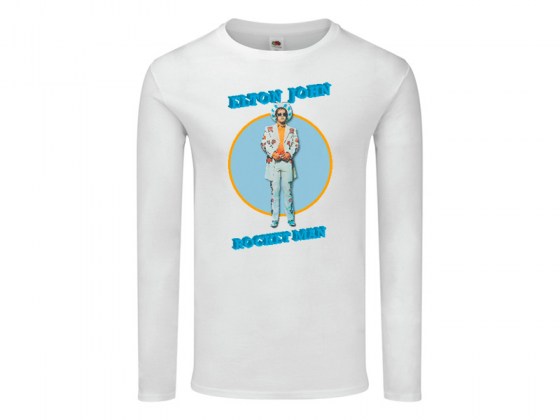 Camiseta Elton John Manga Larga Mujer