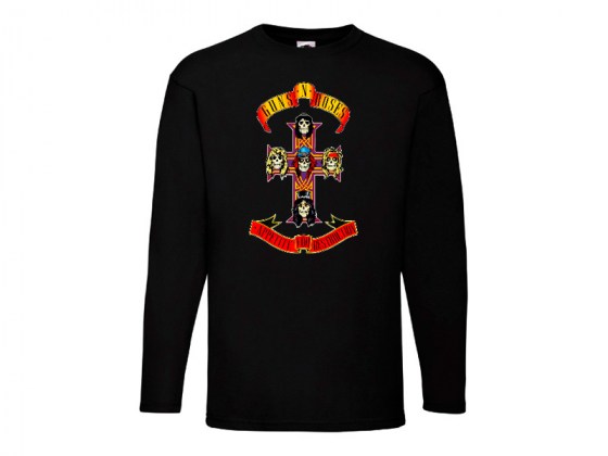 Camiseta Guns N Roses Manga Larga