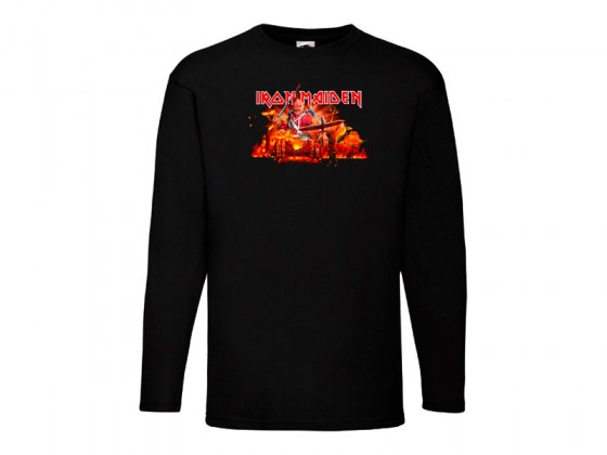 Camiseta Iron Maiden Manga Larga