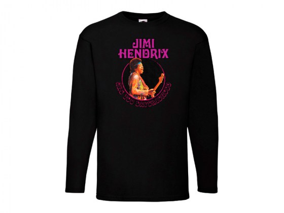 Camiseta Jimi Hendrix Manga Larga