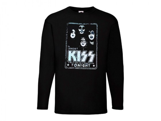 Camiseta Kiss Manga Larga