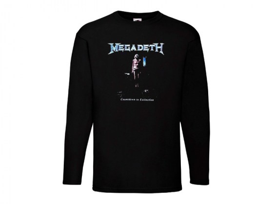 Camiseta Megadeth Manga Larga