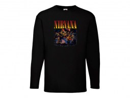 Camiseta Nirvan Manga Larga