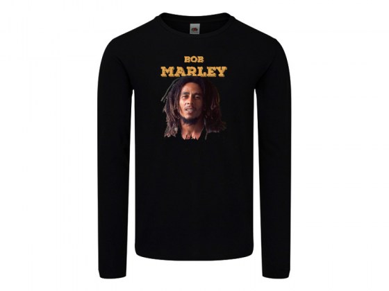Camiseta Bob Marley Manga Larga Mujer