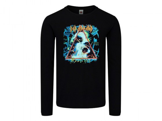 Camiseta Manga Larga Mujer Def Leppard Hysteria 