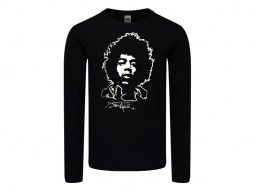 Camiseta Jimi Hendrix Manga Larga Mujer