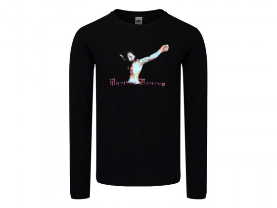 Camiseta Marilyn Manson Manga Larga Mujer