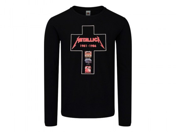 Camiseta Metallica Manga Larga Mujer