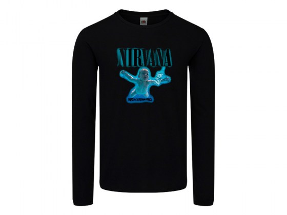 Camiseta Nirvana Manga Larga Mujer