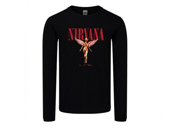 Camiseta Nirvana Manga Larga Mujer