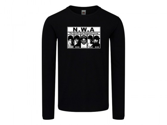 Camiseta N.W.A. Manga Larga Mujer