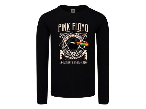 Camiseta Pink Floyd Manga Larga Mujer