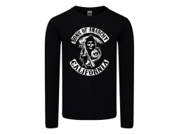 Camiseta Sons Of Anarchy Manga Larga Mujer