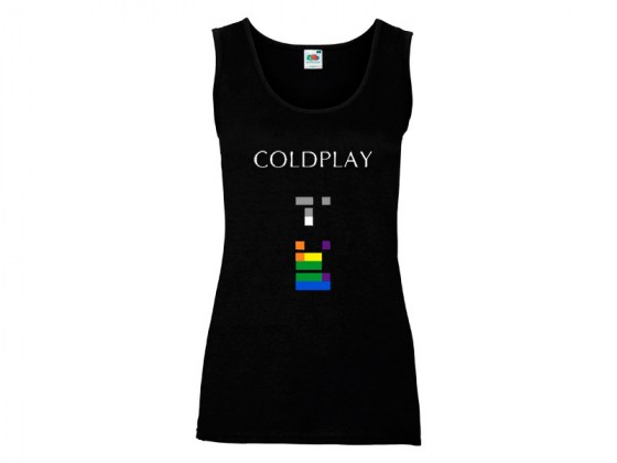 Camiseta tirantes para mujer de Coldplay