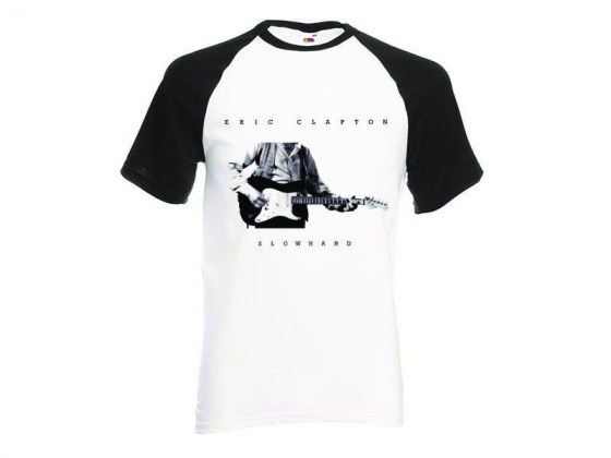 Eric Clapton - Slowhand - camiseta besibol