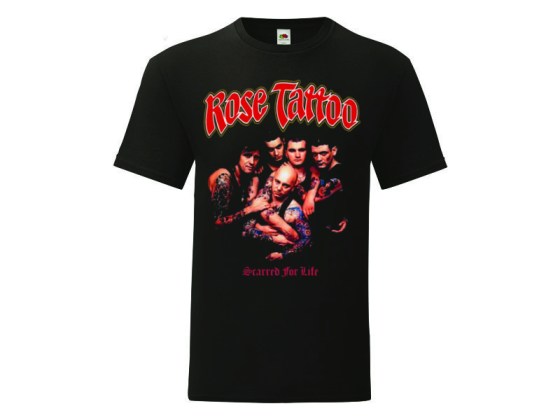 Camiseta Rose Tattoo - Scarred for Life