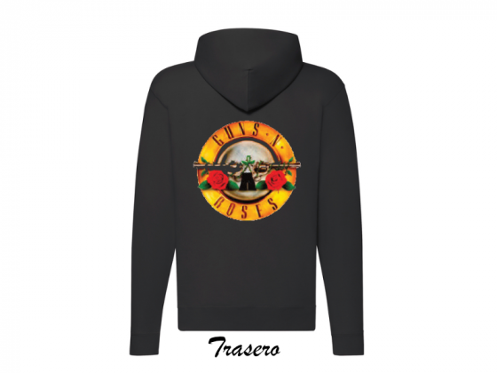 Sudadera Guns N Roses con cremallera