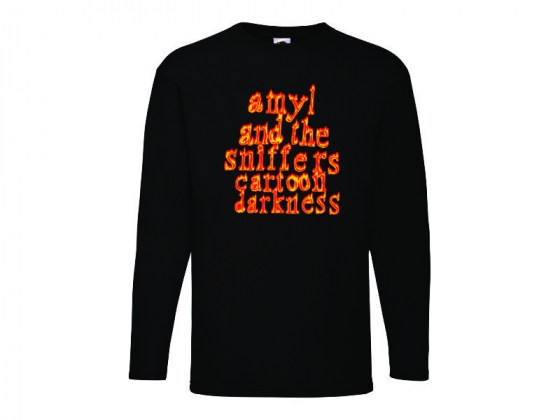 Camiseta Amyl and The Sniffers Cartoon Darkness - manga larga hombre