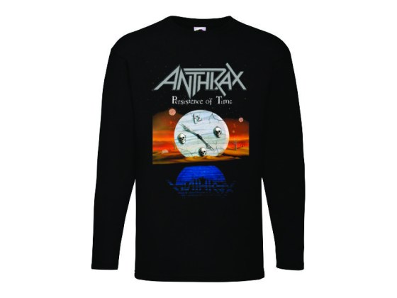 Camiseta Anthrax - Persistence of Time - manga larga