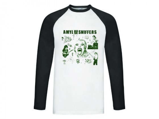 Camiseta Amyl and the Sniffers - manga larga hombre beisbol