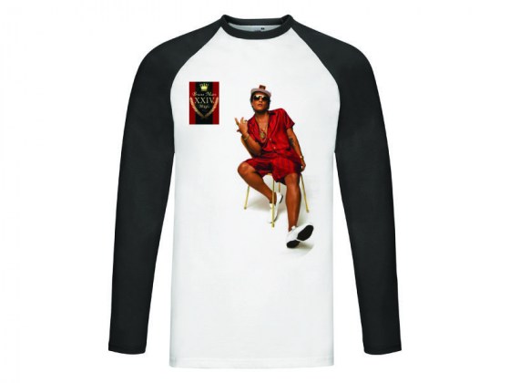 Bruno Mars - 24K Magic  - camiseta manga larga beisbol