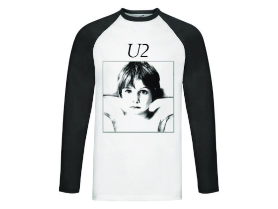 Camiseta U2 - Boy - manga larga besibol