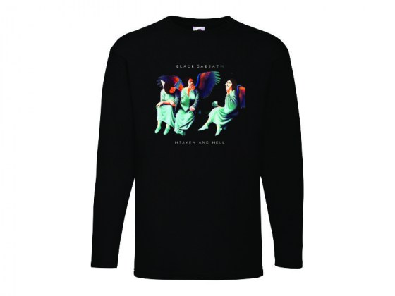Camiseta Black Sabbath Heaven And Hell - manga larga hombre