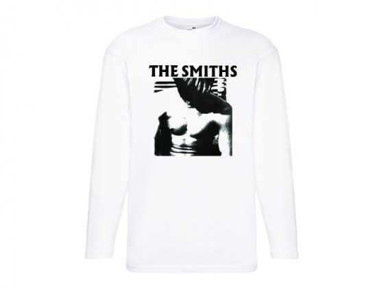 Camiseta blanca The Smiths - manga larga hombre
