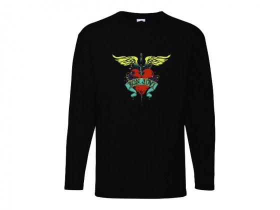 Camiseta Bon Jovi Manga Larga
