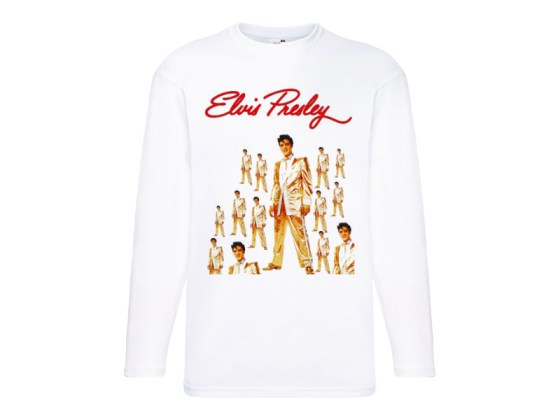 Camiseta Elvis Presley - 50,000,000 Elvis Fans Can't Be Wrong -manga larga